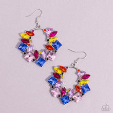 Load image into Gallery viewer, Wreathed in Watercolors - Multi Earrings