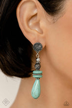 Load image into Gallery viewer, Desert Fever - Blue Earrings