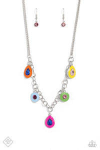 Colorblock Craze - Multi Necklace