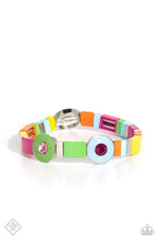 Load image into Gallery viewer, Colorblock Cameo - Mulit Bracelet