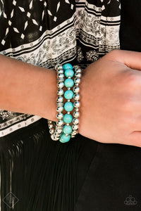 Sandstone Serendipity- Blue Bracelet