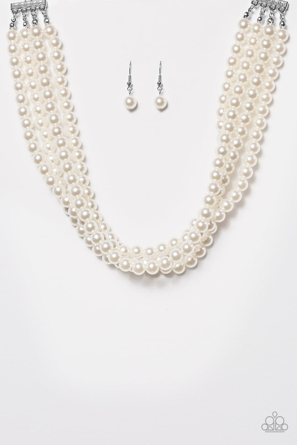 Vintage Romance - White Choker Necklace
