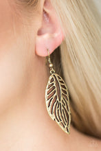 Load image into Gallery viewer, Come Home To Roost - Brass Earrings