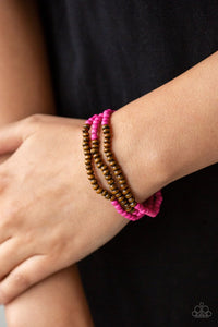 Woodland Wanderer- Pink Bracelet