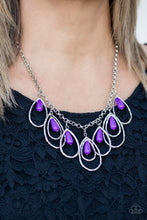 Load image into Gallery viewer, Tango Tempest- Purple Necklace