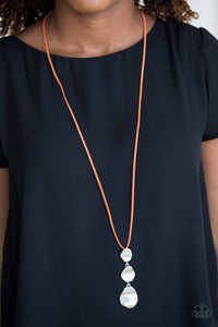 Embrace The Journey- Orange Necklace