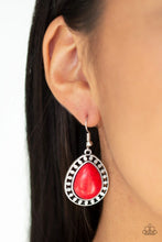 Load image into Gallery viewer, Sahara Serenity- Red Earrings