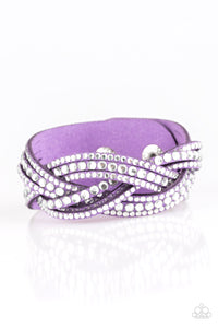 Bring On The Bling - Purple Bracelet