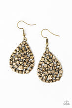 Load image into Gallery viewer, Sparkle Brighter - Brass Earrings