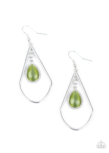 Ethereal Elegance - Green Earrings