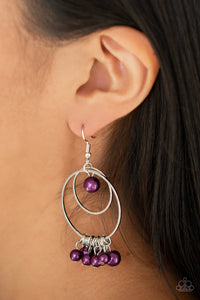 New York Attraction - Purple Earrings