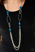 Load image into Gallery viewer, Pleasant Promenade - Blue Necklace