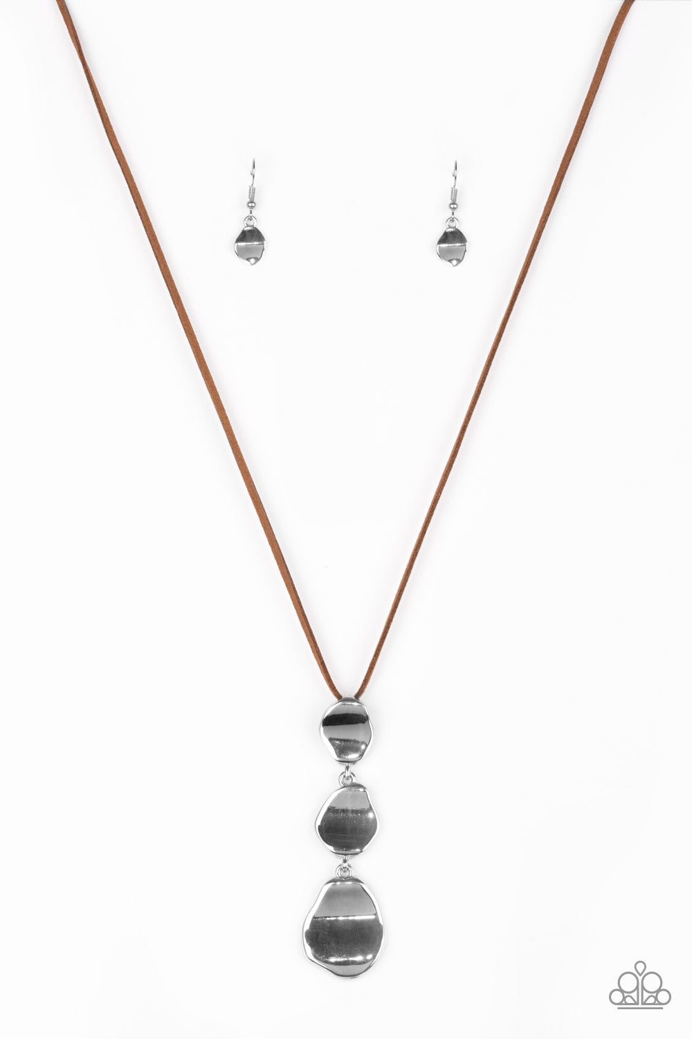 Embrace The Journey - Brown Necklace