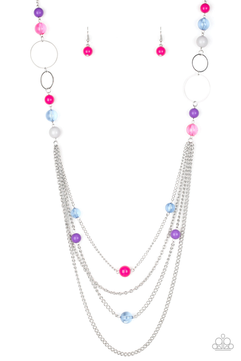 Bubbly Bright - Multi Necklace