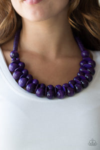 Caribbean Cover Girl - Purple Necklace
