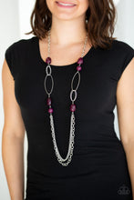 Load image into Gallery viewer, Pleasant Promenade - Purple Necklace
