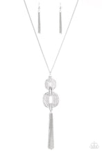 Load image into Gallery viewer, Timelessly Tasseled - Silver Necklace