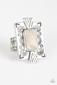 Stone Cold Couture- White Ring