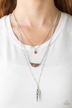 Load image into Gallery viewer, Sahara Sparrow- Orange Necklace