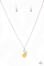 Load image into Gallery viewer, Stylishly Square - Yellow Necklace