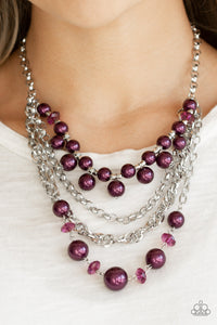 Rockin Rockette - Purple Necklace