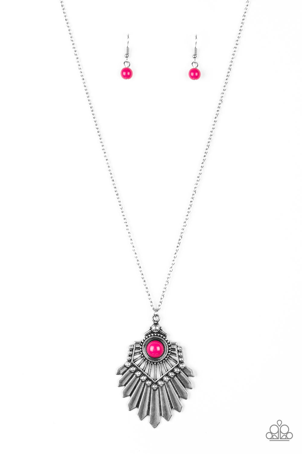 Inde-PENDANT Idol- Pink Necklace