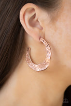 Load image into Gallery viewer, The HOOP Up - Copper Earrings