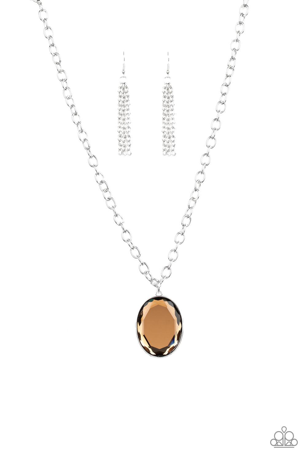 Light As HEIR - Brown Necklace