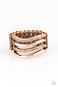 Pageant Wave - Copper Ring