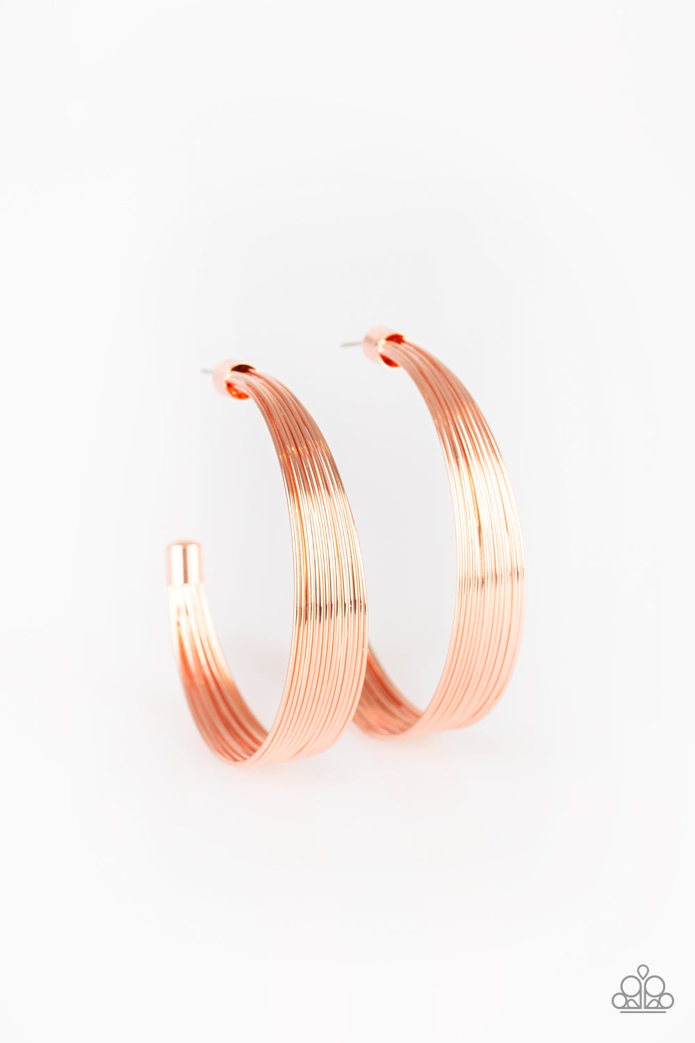 Live Wire - Copper Earrings