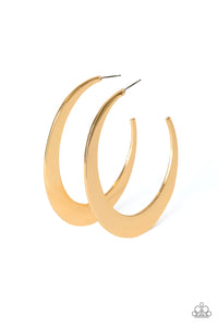 Moon Beam - Gold Earrings