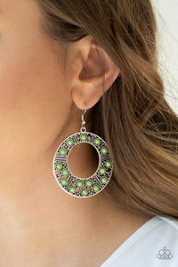San Diego Samba - Green Earrings