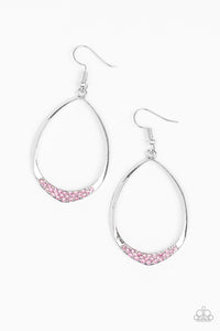 REIGN Down - Pink Earrings