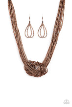 Load image into Gallery viewer, Knotted Knockout - Copper Necklace