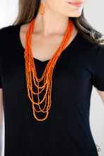 Load image into Gallery viewer, Totally Tonga - Orange Necklace