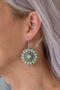 Desert Palette - Green Earrings