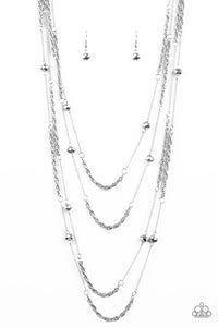 Open For Opulence - Silver Necklace