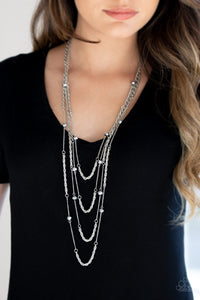 Open For Opulence - Silver Necklace