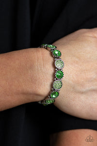 Take A Moment To Reflect - Green Bracelet