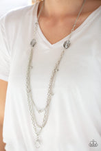 Load image into Gallery viewer, Dare To Dazzle - Silver Necklace Lanyard