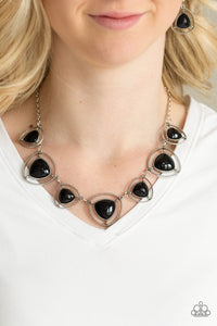 Make A Point - Black Necklace