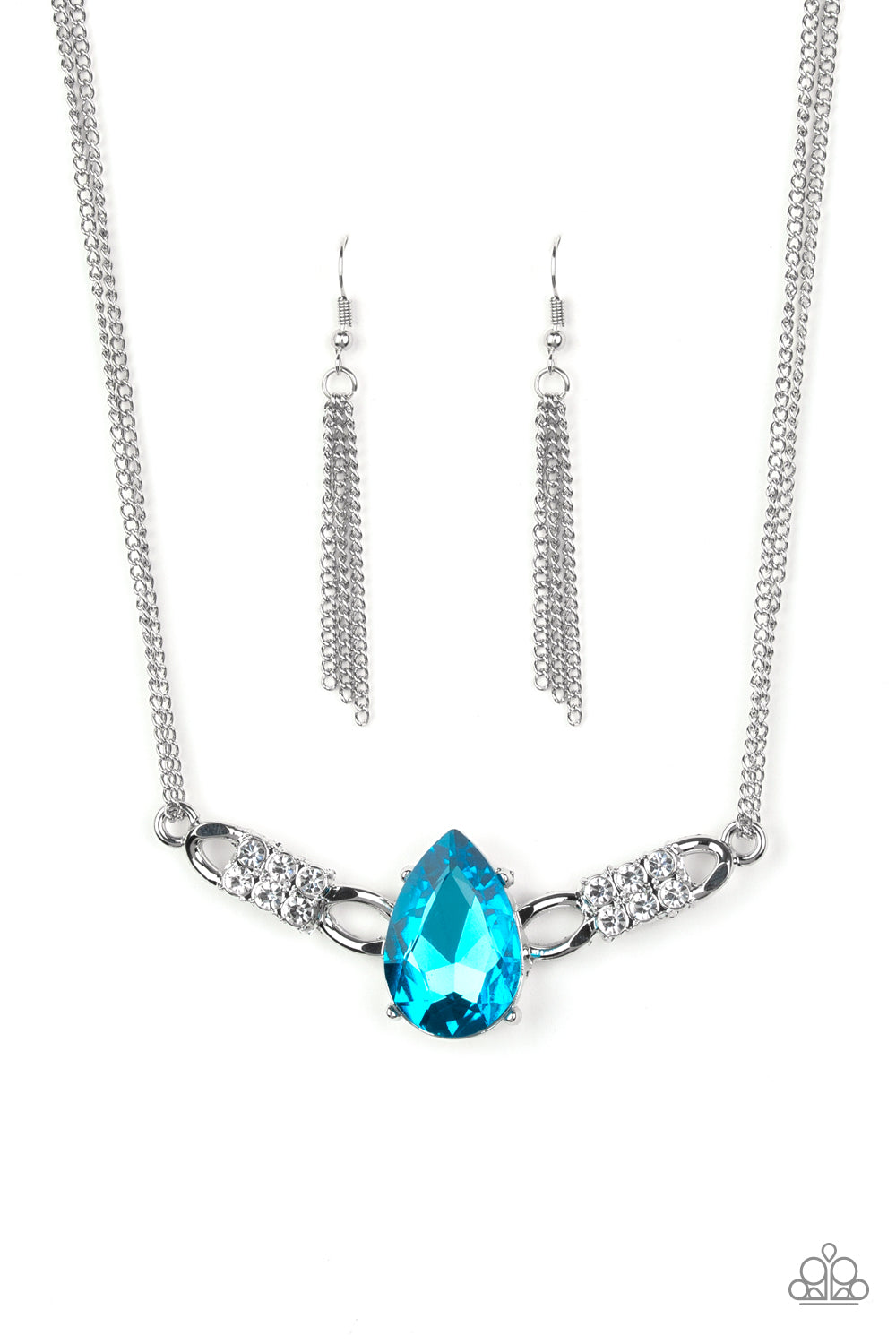Way To Make An Entrance - Blue Necklace