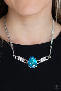 Way To Make An Entrance - Blue Necklace