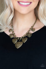Load image into Gallery viewer, Love Lockets - Brass Necklace