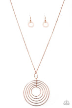 Load image into Gallery viewer, Running Circles In My Mind - Rose Gold Necklace