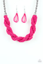 Load image into Gallery viewer, Savannah Surfin - Pink Necklace
