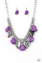 Load image into Gallery viewer, Change Of Heart - Purple Necklace