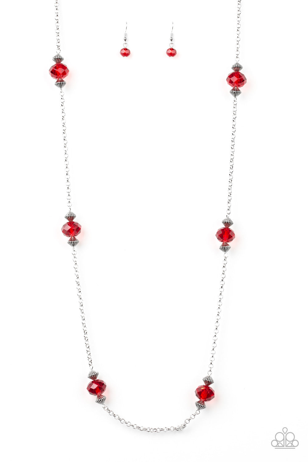 Season of Sparkle - Red Necklace