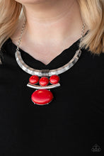Load image into Gallery viewer, Commander In CHIEFETTE - Red Necklace