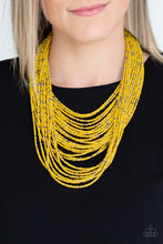 Load image into Gallery viewer, Rio Rainforest - Yellow Necklace